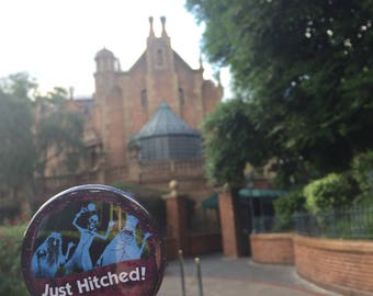 Haunted Mansion - Just Hitched! - 3" Button