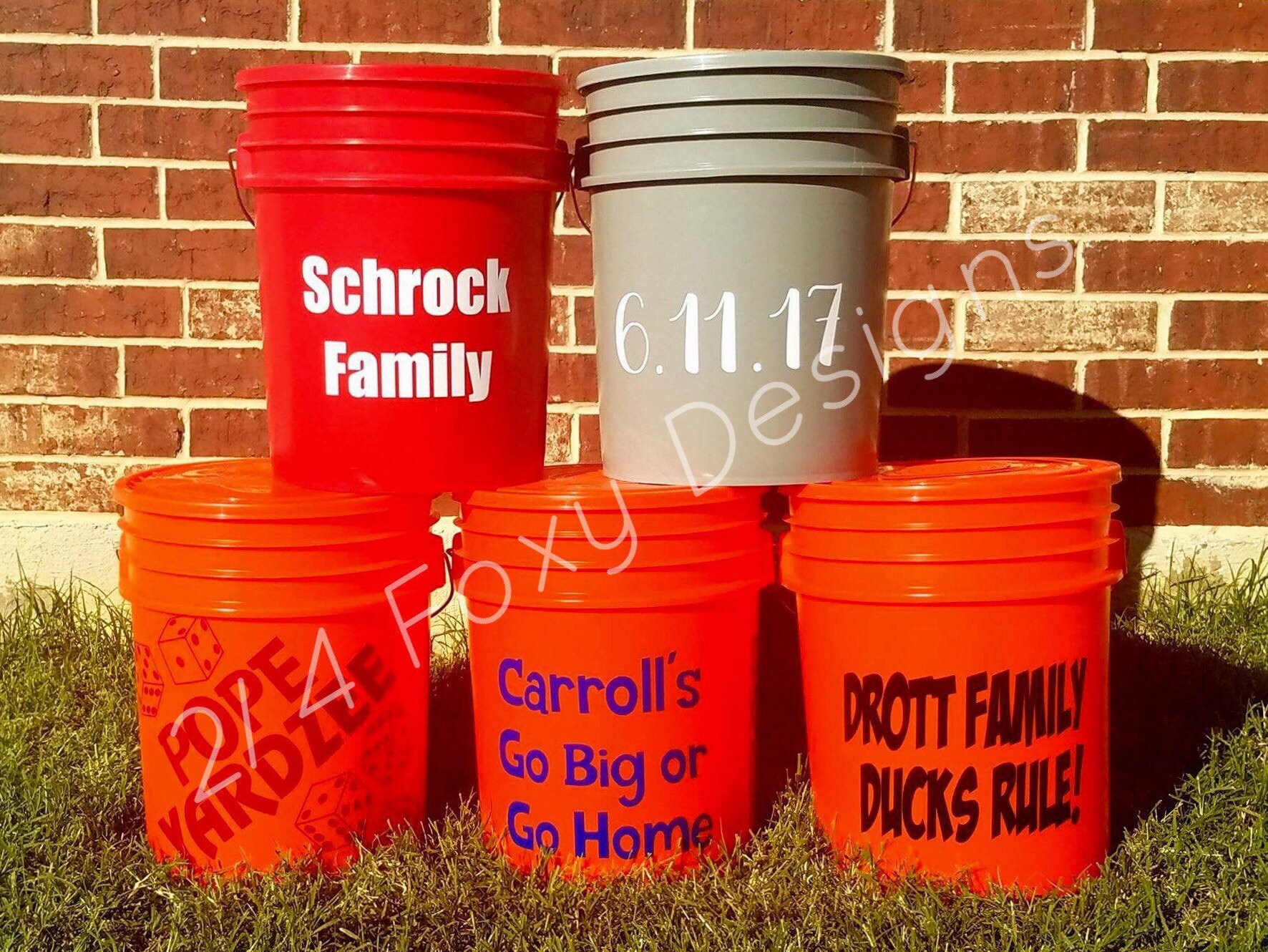 Yardzee Bucket ONLY / Yardzee Yard Game / Yahtzee