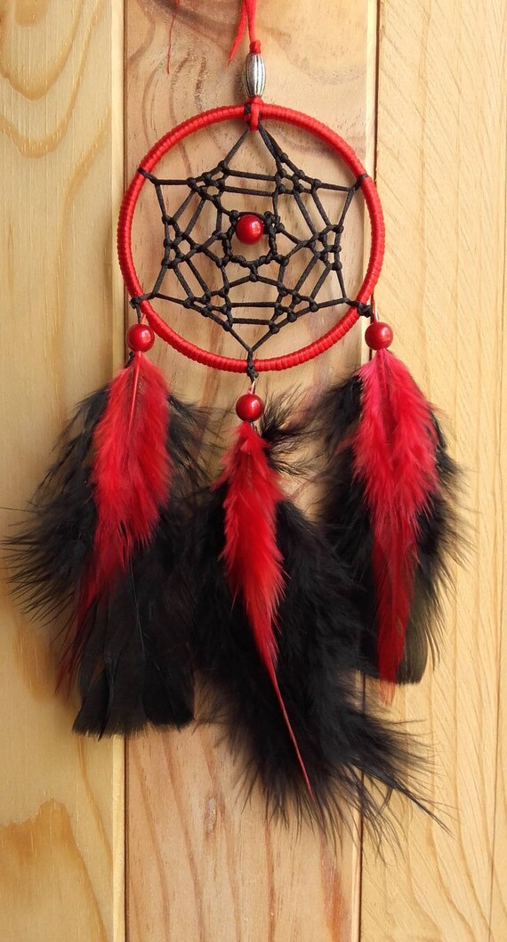 Black And Red Dreamcatcher Dream Catcher