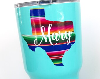 Serape Mexican Blanket Decal, State Decal, YETI Decal, Texas Decal, Decal, Yeti Decal, Car Decal, Macbook Decal, Tumbler Decal, Vinyl Decal