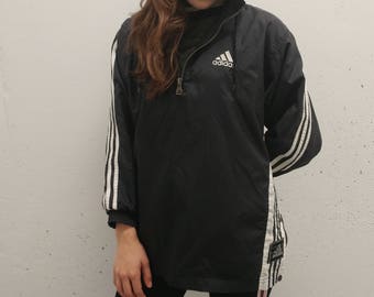 1990s Adidas Windbreaker Vintage Adidas Jacket 90's Adidas Jacket