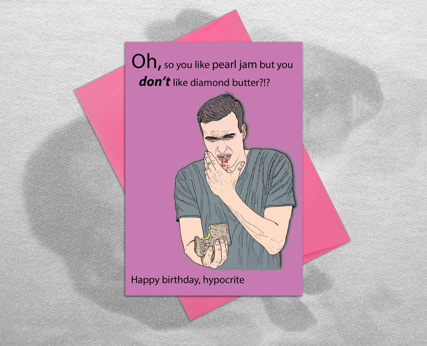 Pearl Jam card Funny Pearl Jam card Funny birthday card