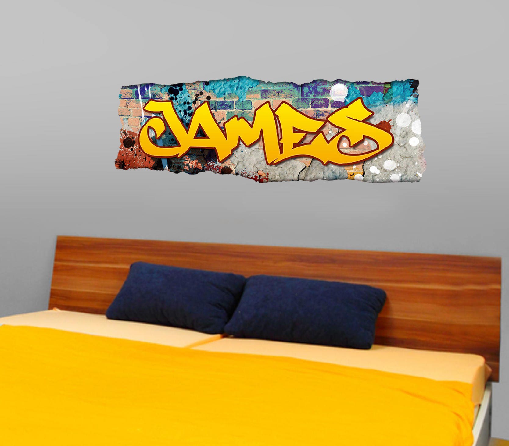 Graffiti decal Name wall decal Personalized decal Custom name