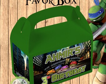 12-Ninja Turtles Party Favor Bags 12 Favor Bags