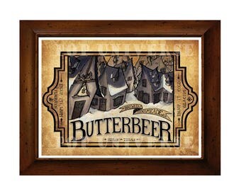 Butterbeer labels | Etsy