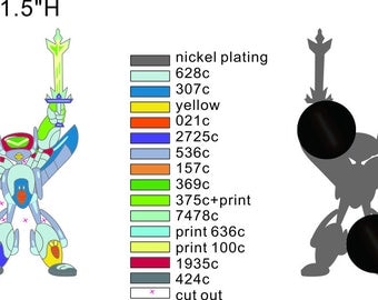 PRE-ORDER: Rick and Morty Voltron Robot Pin