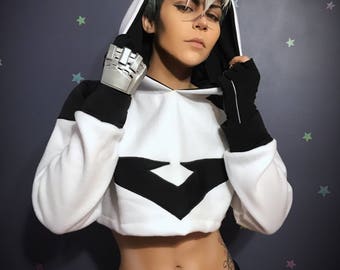 Paladin Inspired Crop Hoodie - Made to Order!