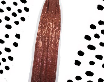 1970's Bronze Sequin Gown