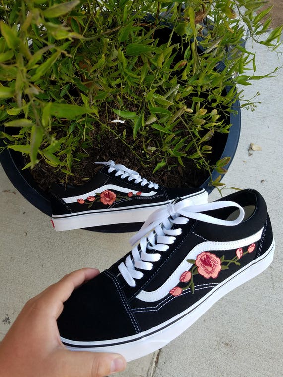 patch roses pour vans patch roses pour vans