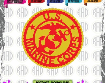 Marine corps svg | Etsy