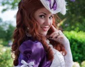 Vintage Diva Victorian Bridal Hat - Ready to Ship