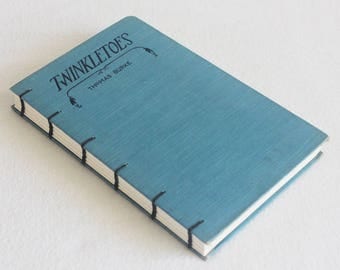 Old Book Journal / Recycled Vintage Book / Recycled Old Book / Twinkletoes Rebound Journal Blank Book by PrairiePeasant