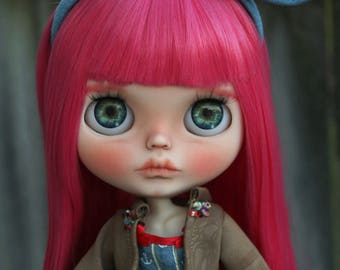 RESERVED - Danica - OOAK Custom Art Blythe Doll by Rainfable Dolls (2017)