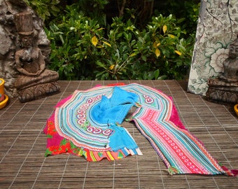 Hmong Textile Vintage Embroidered Collar