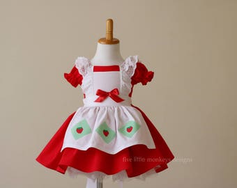 Strawberry Shortcake Dress - Strawberry Shortcake Costume - Strawberry Shortcake - Strawberry Dress - Red Dress - Costume