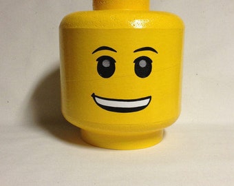 Custom LEGO inspired costume head A