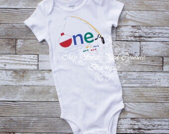 I'm the Big One First Birthday Outfit- Fishing 1st Birthday- Fish First Birthday Outfit- 1st Birthday- Fishing- Big One- One- Birthday Shirt
