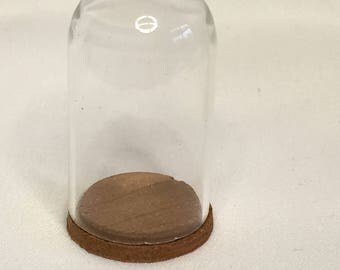 Dollhouse Miniature 1” Scale Glass Dome with Base (JL)