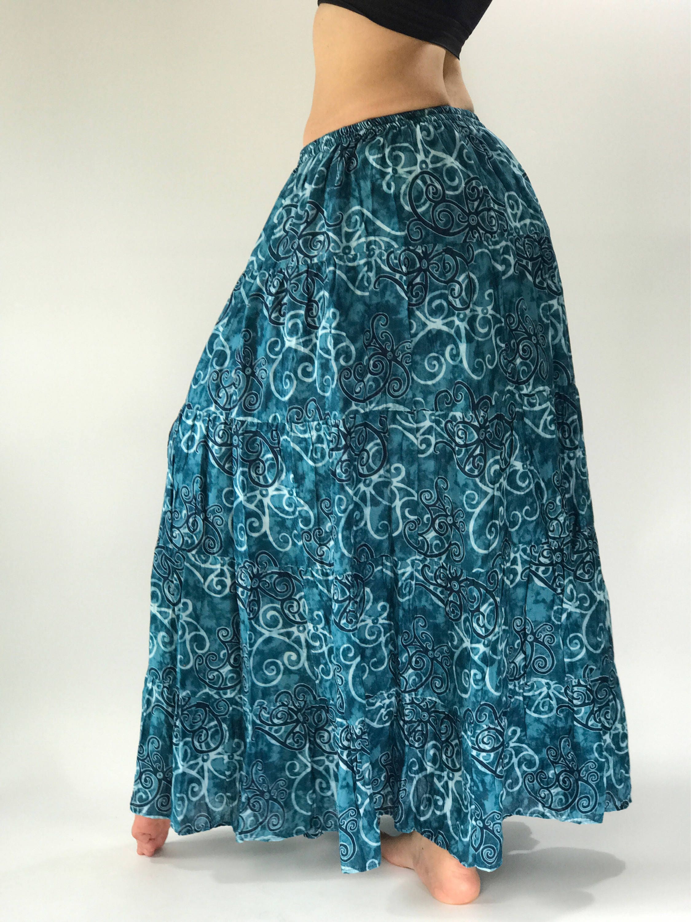 SK0007 Handmade Maxi Skirt for Beach Summer One size fit all
