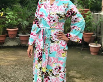 Labor and delivery, maternity robe, floral maternity set, nursing robe set, feeding robe, delivery robe, pregnancy robe, mom and me robes