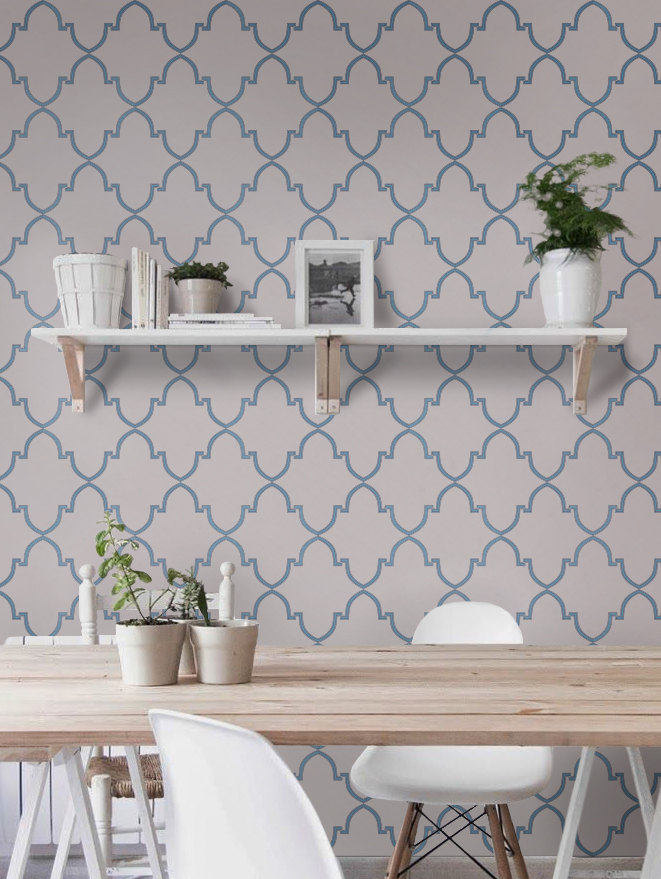 Self adhesive vinyl temporary removable wallpaper wall decal