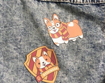 Harry Potter Patches - Iron On Patch - Cute Patches - Kawaii Patches - Dog Patch - Patches for Jacket - Cute Pin - Cute Badge - Dog Badge