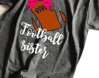 Football Sister SVG, PDF, PNG, dxf Design