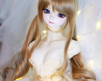 1/3bjd sd 1/4bjd msd wigs , double ponytail ,long braid hair T306