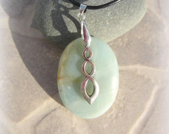 Pendentif amazonite celtique