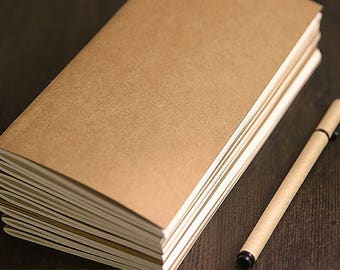 Midori / Fauxdoir Traveler's Notebook Inserts - Traveller's Refill Passport/Regular/Personal