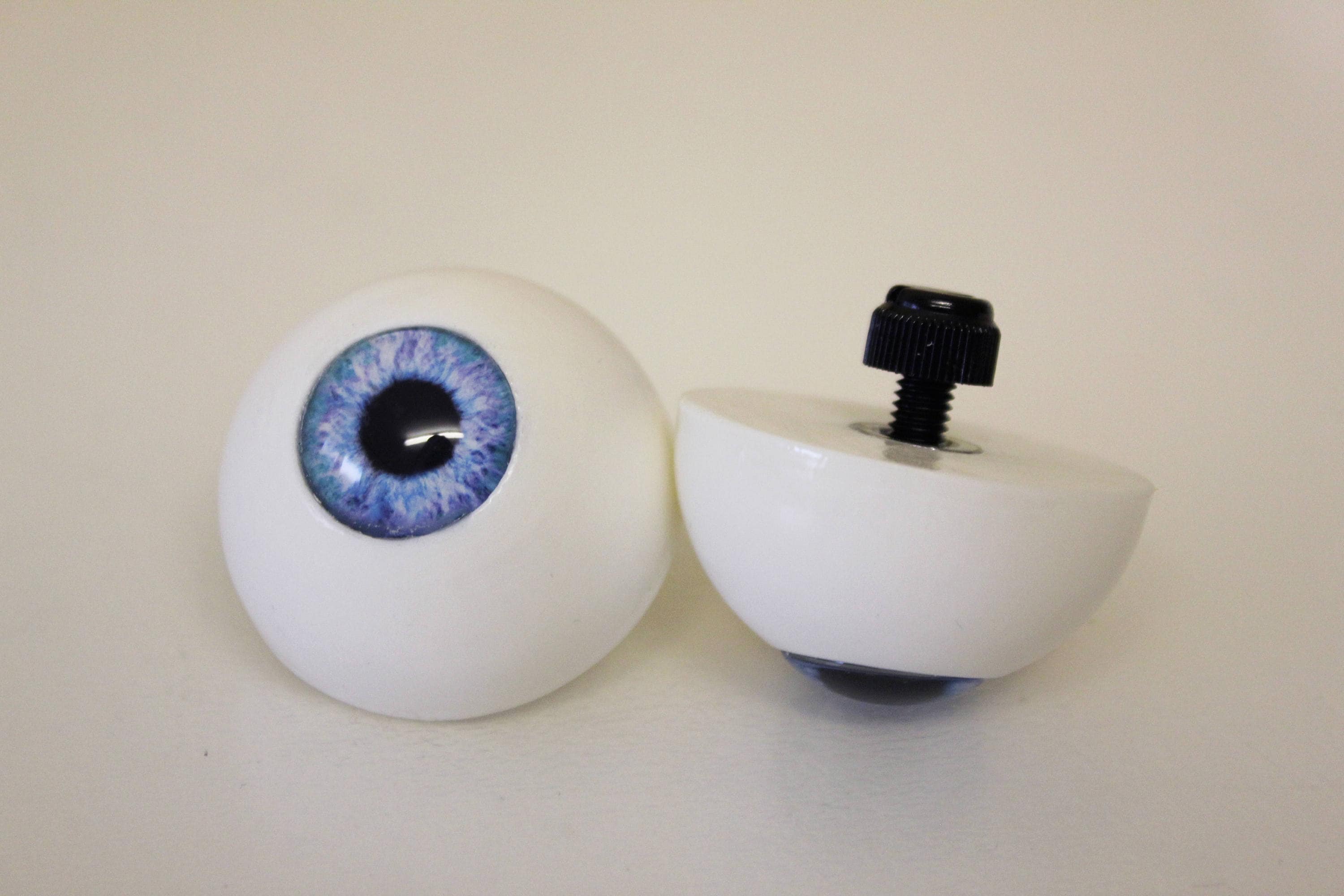 Polished Puppet Eyes with Cabochons ANY COLOUR