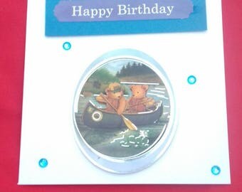 Birthday Card For Him, Teddy Bears, Fishing Card, Grandad Cards, Dad Cards, Cute Birthday Wishes,