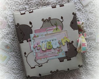 Baby Photo Album , Baby Memory Book , Custom baby album , Scrapbook Album , Personalized album.