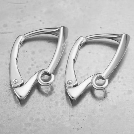 Sterling Silver Leverback Earring Findings