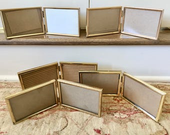 Gold Frames Brass Frames 3.5 x 5 Frame Metal Frames Brass Picture Frames Gold Picture Frames Table Number Holder Wedding Frames Photo Frames