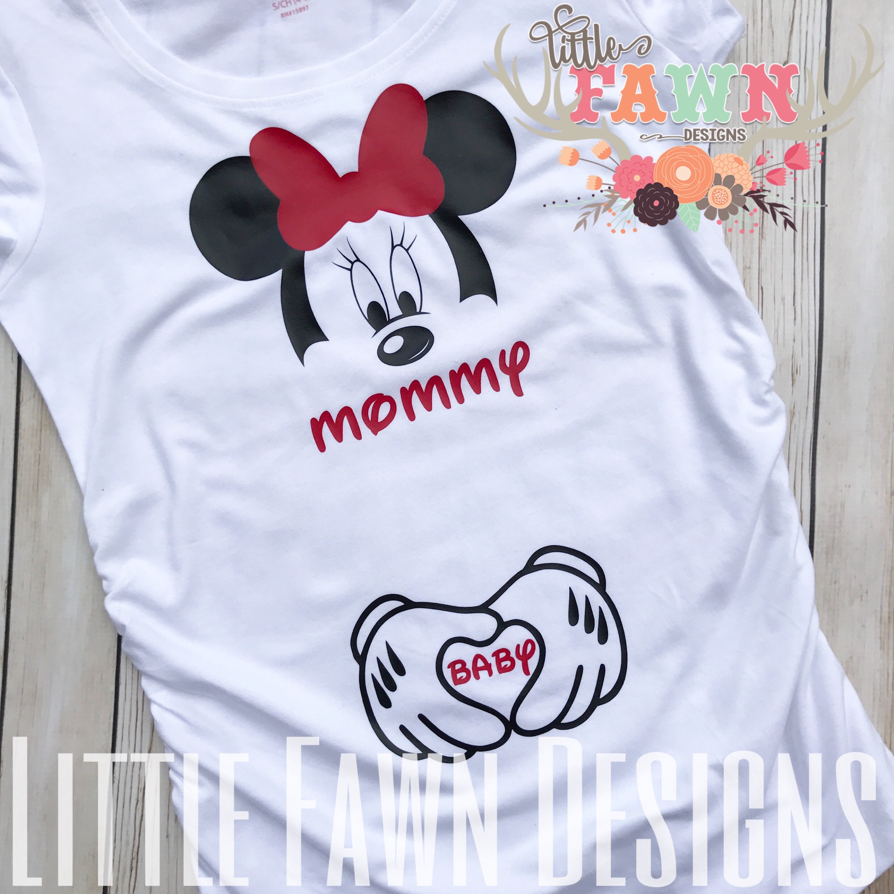 minnie mouse pregnancy shirt