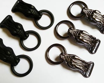 BELLES BOUCLES METAL Pour Attache En Forme De Tete De Dragon