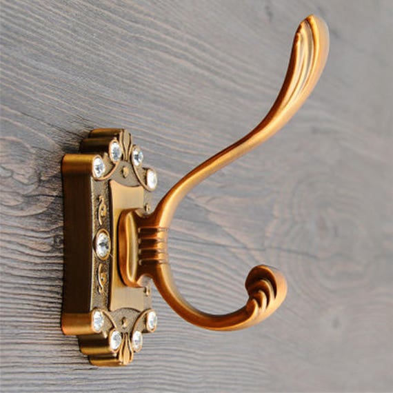 Modern Wall Hooks Coat Hooks Rhinestone Bath Towel Hook Hat