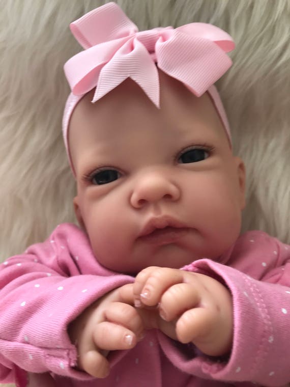 Beautiful Custom Adorable Reborn 18 Baby Ellie Open Eye