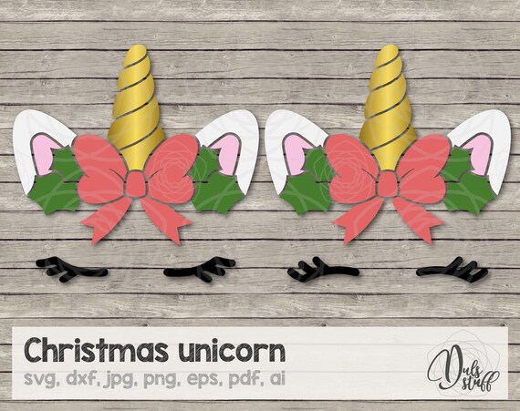 Download Christmas unicorn svg christmas unicorn face unicorn cricut