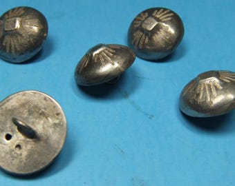 c.1880's Sterling Silver Buttons
