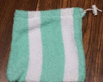 Soap Saver White & Turquoise