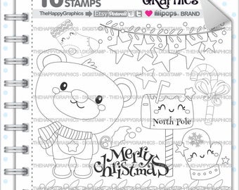 Christmas Stamp 80OFF COMMERCIAL USE Digi Digital Image