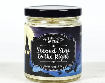 Second Star to the Right | Peter Pan Disney Scented Vegan Soy Candle |