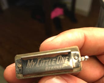 My Little One Harmonica . Vintage Harmonica . Harmonica Charm