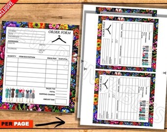 Lularoe Order form, Marketing, Lularoe Notepad, Instant download, Home Office Approved