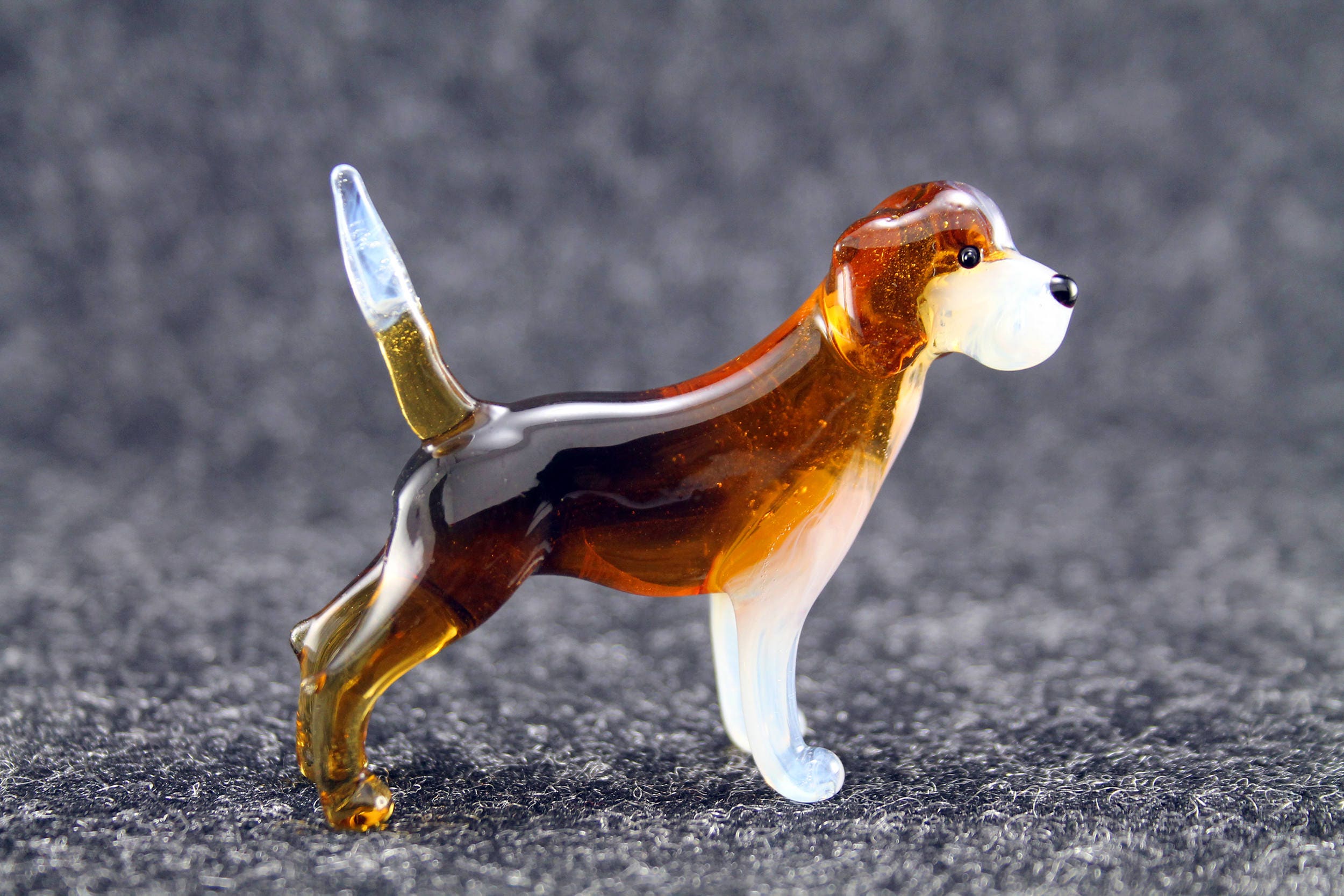 dog glass figurines