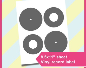 8 Inch Circle Template Instant Download Psd And Png Formats Temp327 8 5x11 Quot Digital Bottle Cap Vinyl Record Photoshop Template