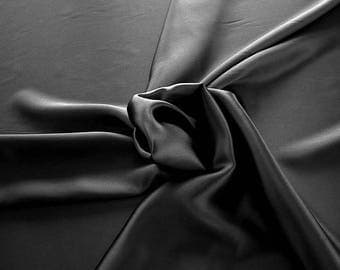 1712-201 - Crepe Satin silk 100%, width 135/140 cm, made in Italy, dry cleaning, weight 100 gr