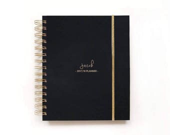 2018 personalized planner custom 2018 planner 2018 weekly planner 2018 daily planner teacher planner agenda 2018 student planner hard cover